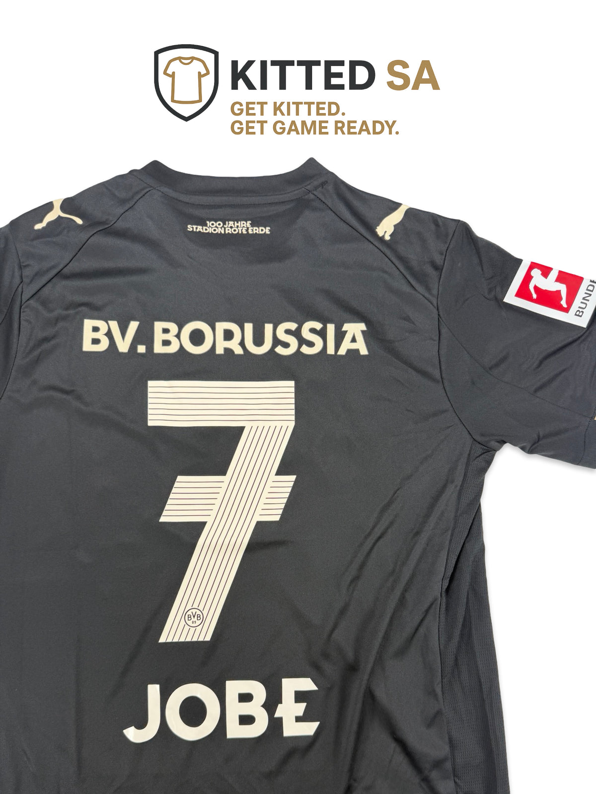 Borussia Dortmund 2025/26 Jobe Bellingham Rote Erde 100th Anniversary Special Edition Player Edition Kit