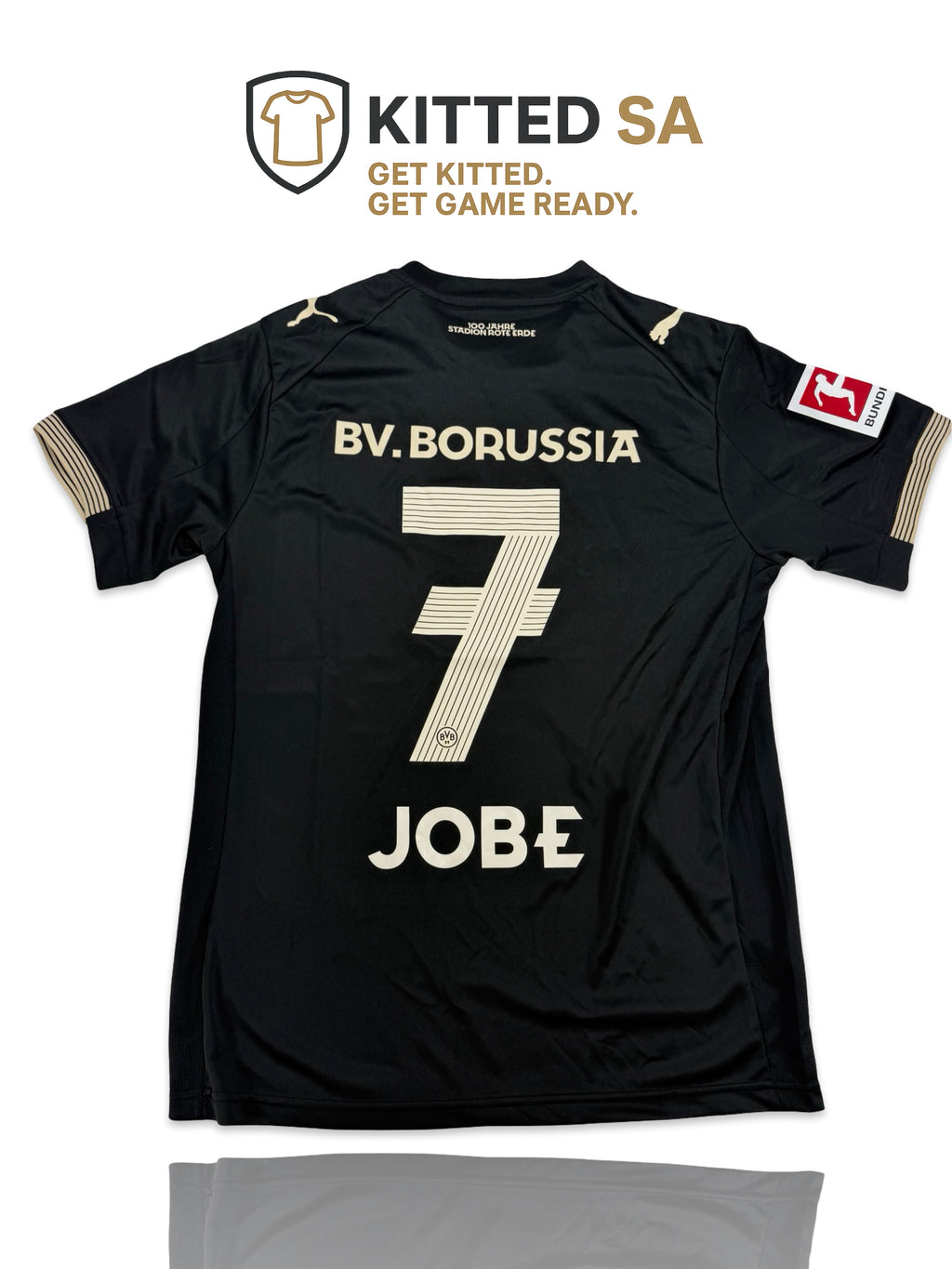 Borussia Dortmund 2025/26 Jobe Bellingham Rote Erde 100th Anniversary Special Edition Player Edition Kit
