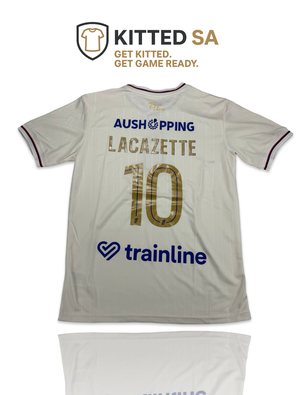 Olympique Lyon 2025 Lacazette 75th Anniversary Kit