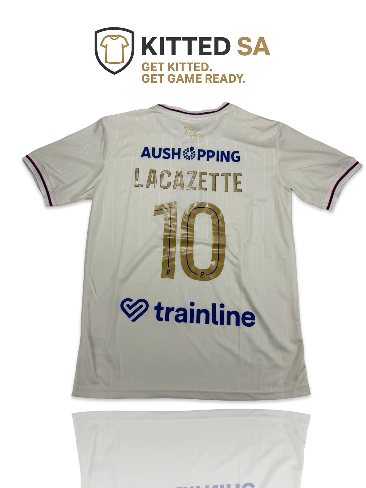 Olympique Lyon 2025 Lacazette 75th Anniversary Kit