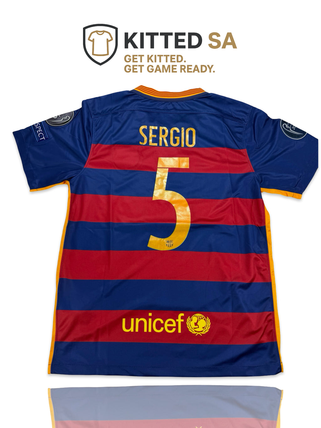Barcelona 2015/16 Sergio Busquets Home Kit
