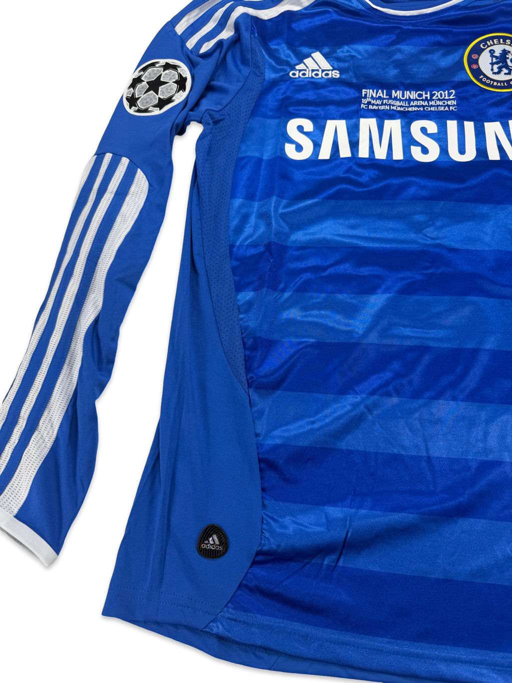 Chelsea 2012 Drogba Champions League Final Home Long Sleeve Kit