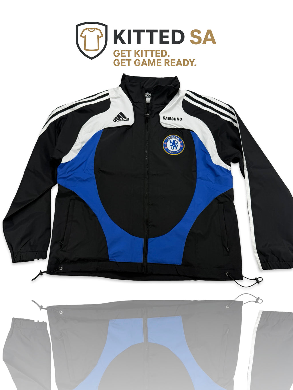 Chelsea adidas Samsung Retro Windbreaker