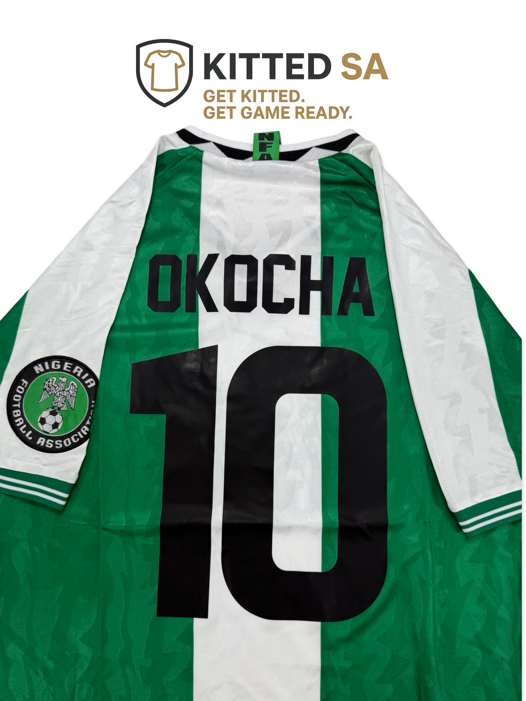 Nigeria 1996 Okocha Home Kit