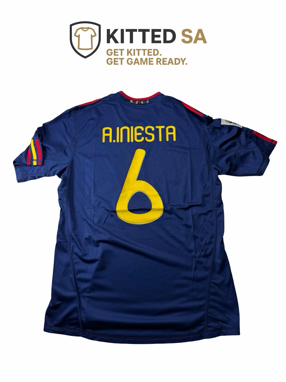 Spain 2010 Iniesta World Cup Final Away Kit