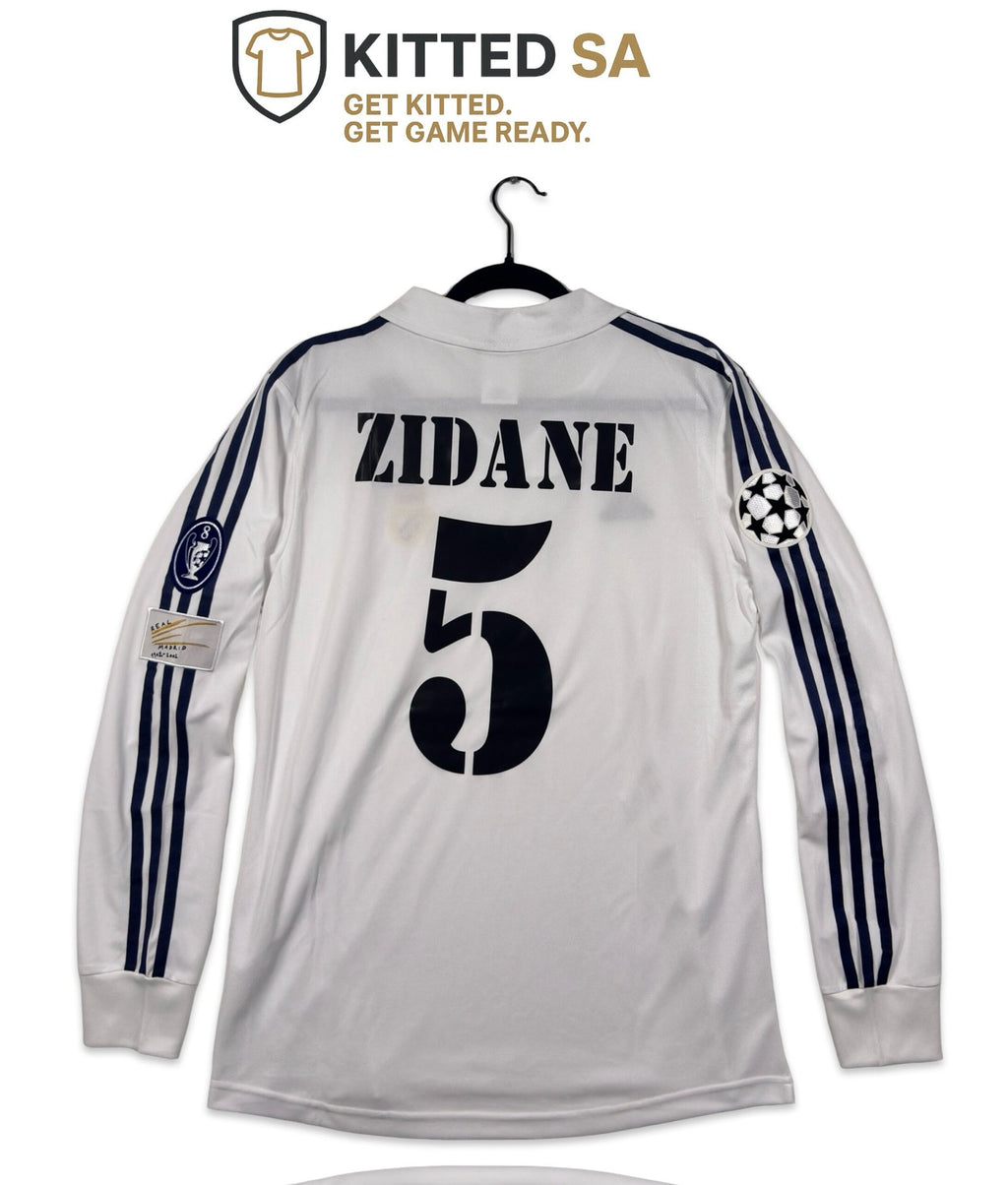 Zinedine Zidane 2001/02 Real Madrid Champions League Final Long Sleeve