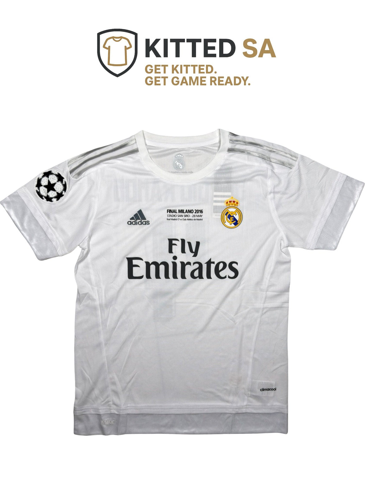 Real Madrid 15/16 Sergio Ramos Champions League Final Kit