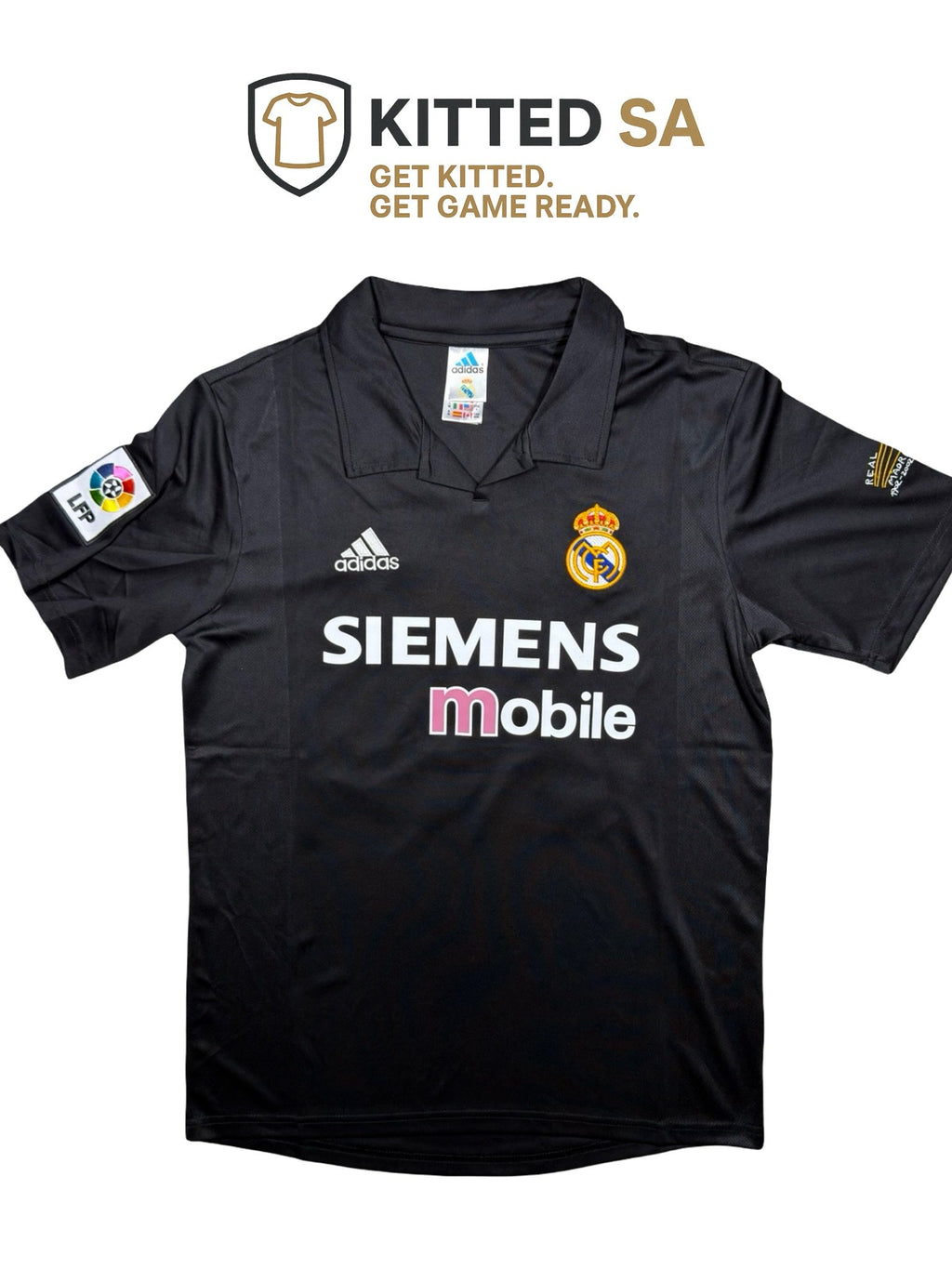 Real Madrid 04/05 Figo Black Away Kit