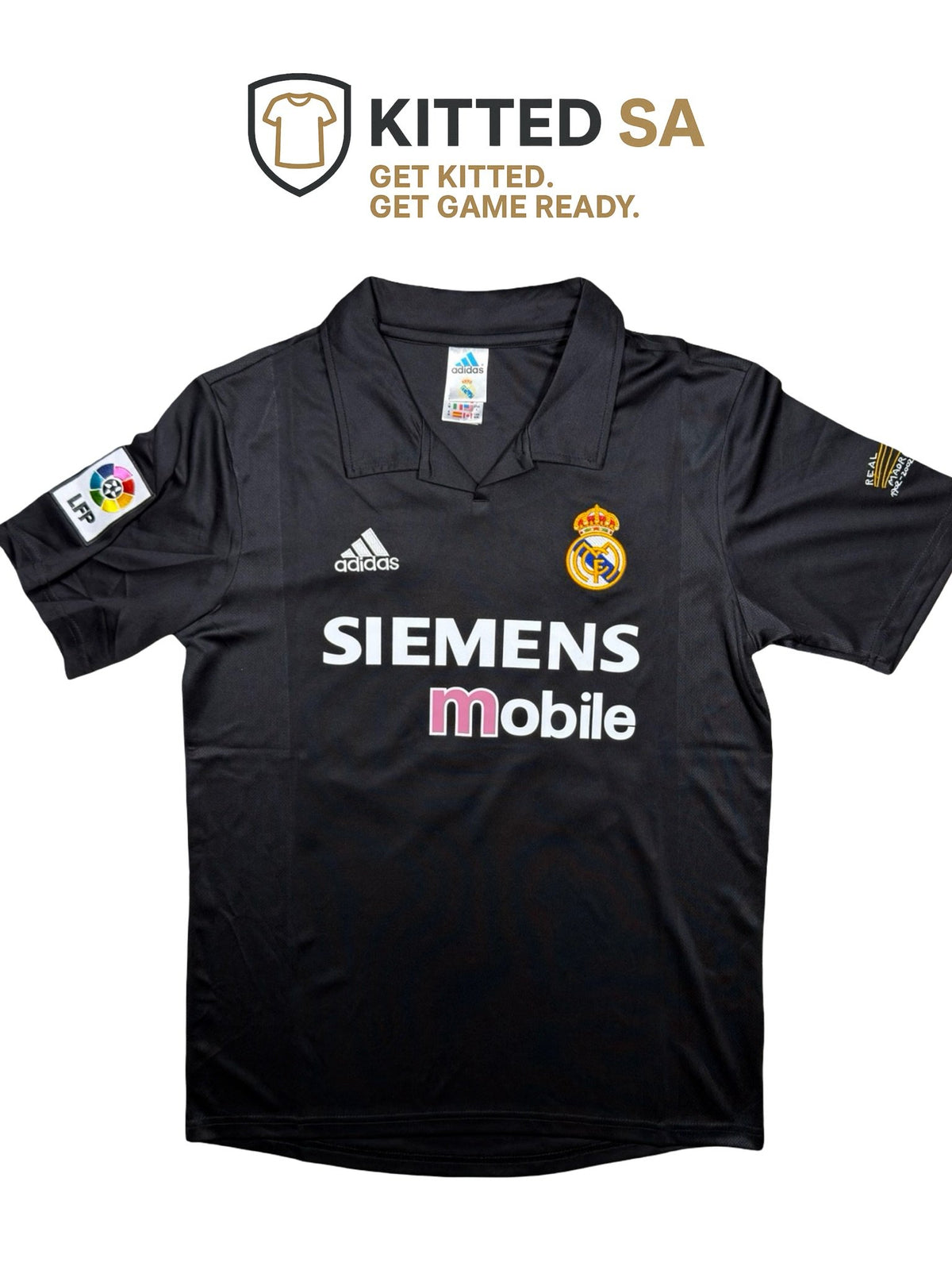 Real Madrid 04/05 Figo Black Away Kit