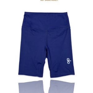 Alo High-Waist Biker Shorts – Royal Blue