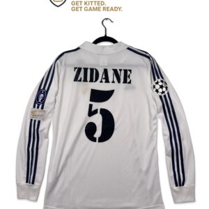 Zinedine Zidane 2001/02 Real Madrid Champions League Final Long Sleeve