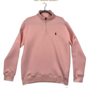 Ralph Lauren Turtleneck 3/4 Zip - Pink