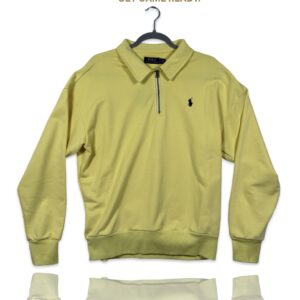 Ralph Lauren Classic 3/4 Zip- Yellow