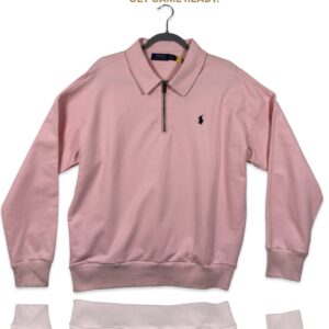 Ralph Lauren Classic 3/4 Zip- Pink