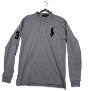 Ralph Lauren Big Pony Polo Long Sleeve - Grey