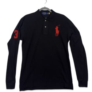 Ralph Lauren Big Pony Polo Long Sleeve - Black