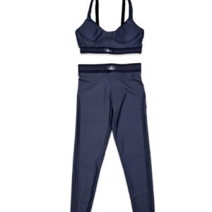 Alo Performance Set – Steel Blue Contrast