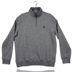 Ralph Lauren Turtleneck 3/4 Zip - Grey