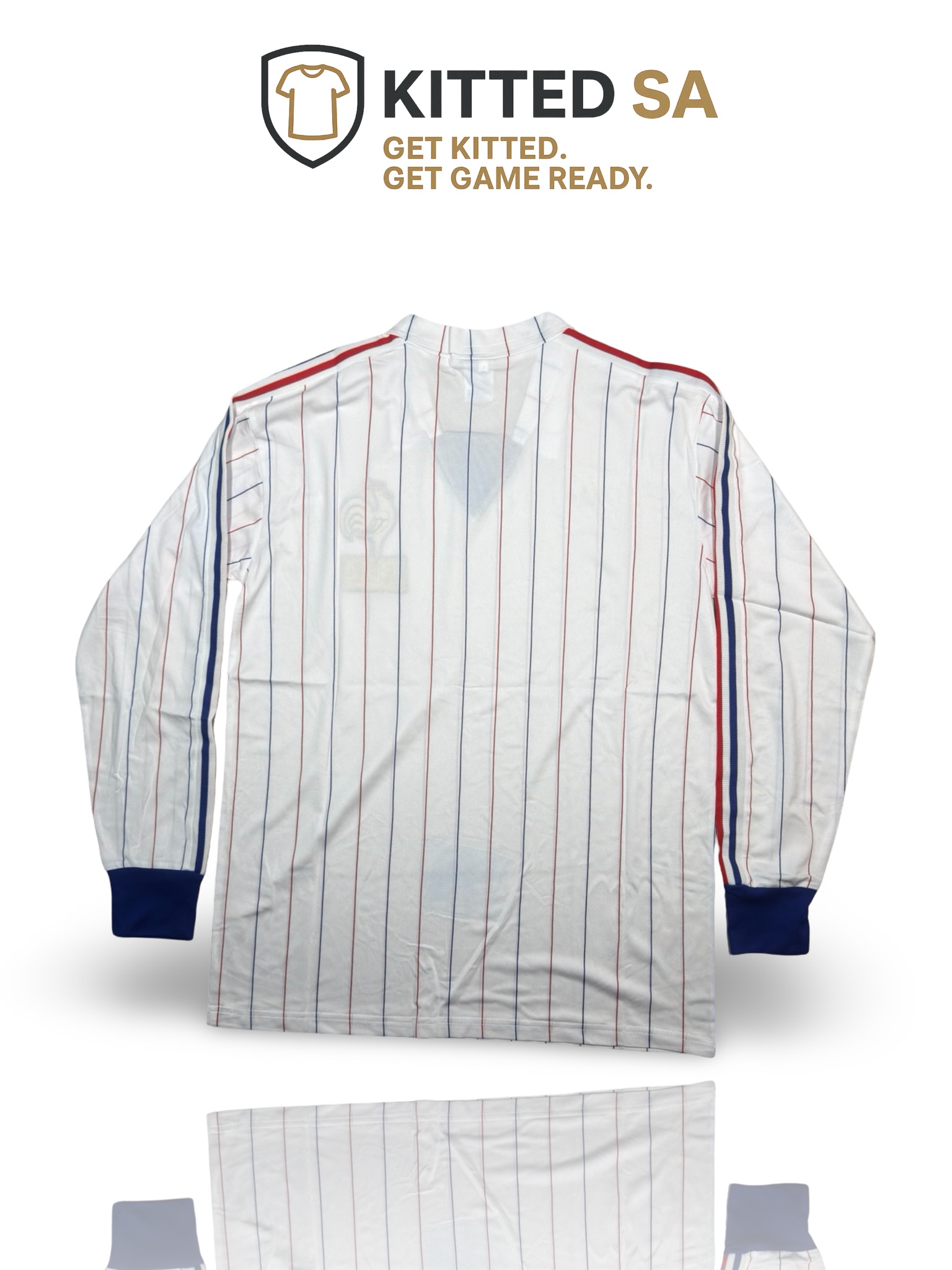 KITTED SA STOCK_France France 1980 Away Long Sleeve Kit