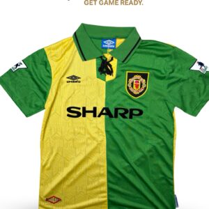 Manchester United 92/94 Green & Gold Away Kit