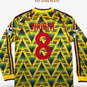 Arsenal 91/93 Ian Wright Bruised Banana Away Long Sleeve
