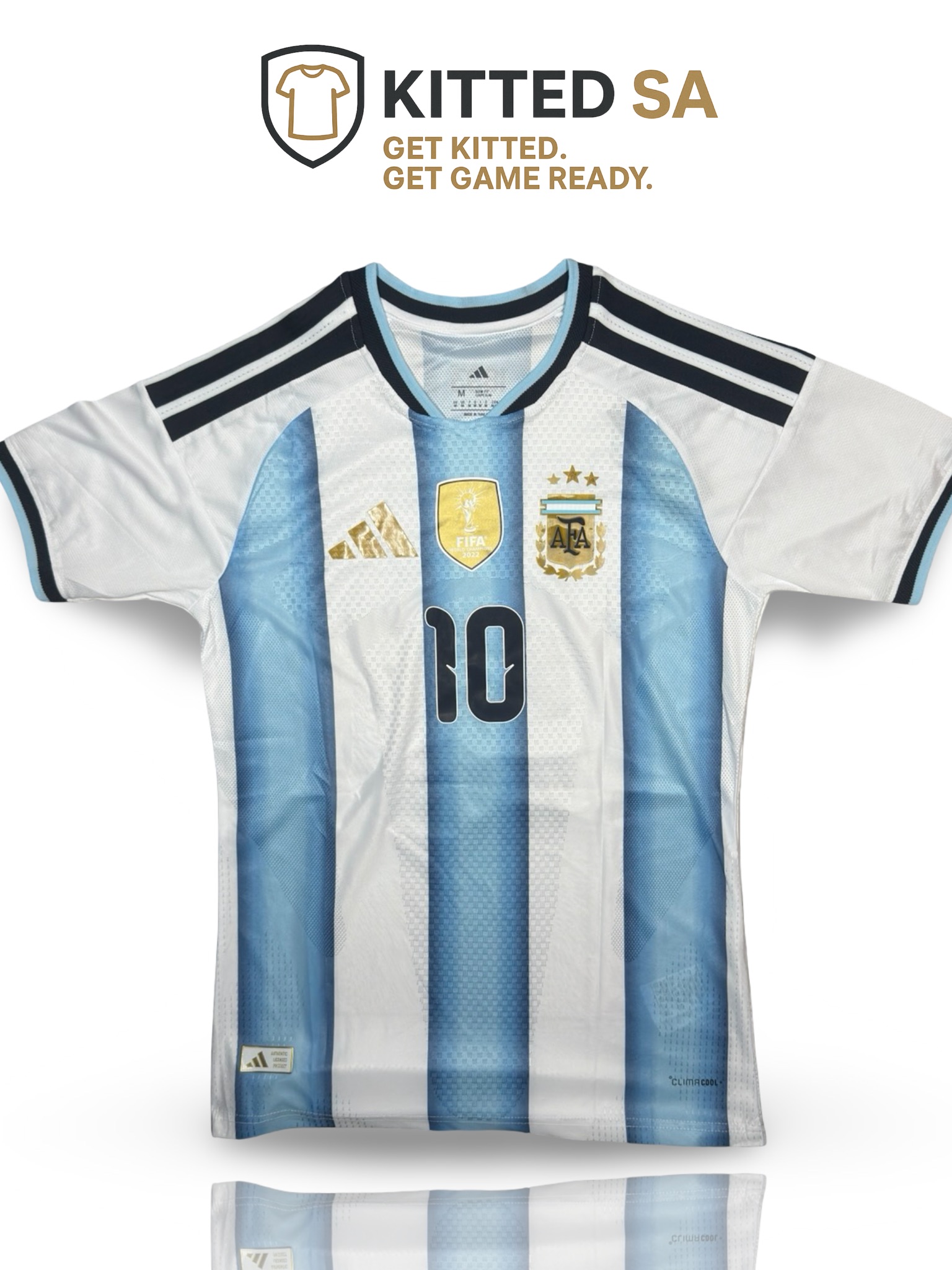 KITTED SA Argentina 2026 Mac Allister Home Player Edition Kit Argentina 2026 Mac Allister Home Player Edition Kit