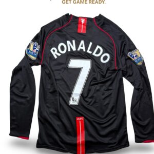 Manchester United 07/08 Ronaldo Black Long Sleeve
