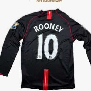 Manchester United 07/08 Rooney Black Long Sleeve