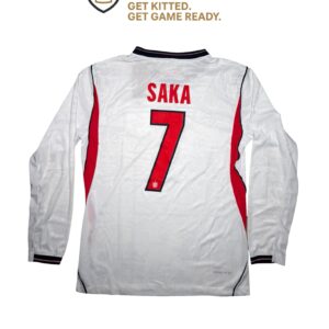 KITTED SA England 2026 Saka Home Long Sleeve Player Edition Kit