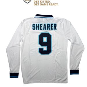 England 1996 Shearer Long Sleeve Home Kit