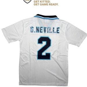 England 1996 Gary Neville Home Kit