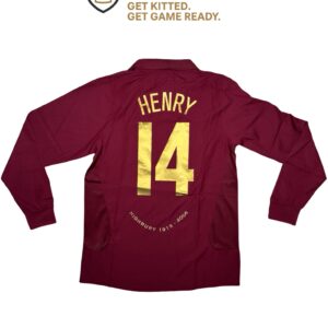Arsenal 05/06 Henry Champions League Final Long Sleeve Kit
