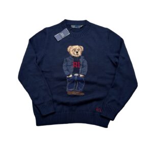Polo Ralph Lauren Polo Bear Knit Sweater – Navy