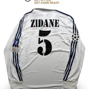 Real Madrid 2001/02 Zidane Champions League Final Kit