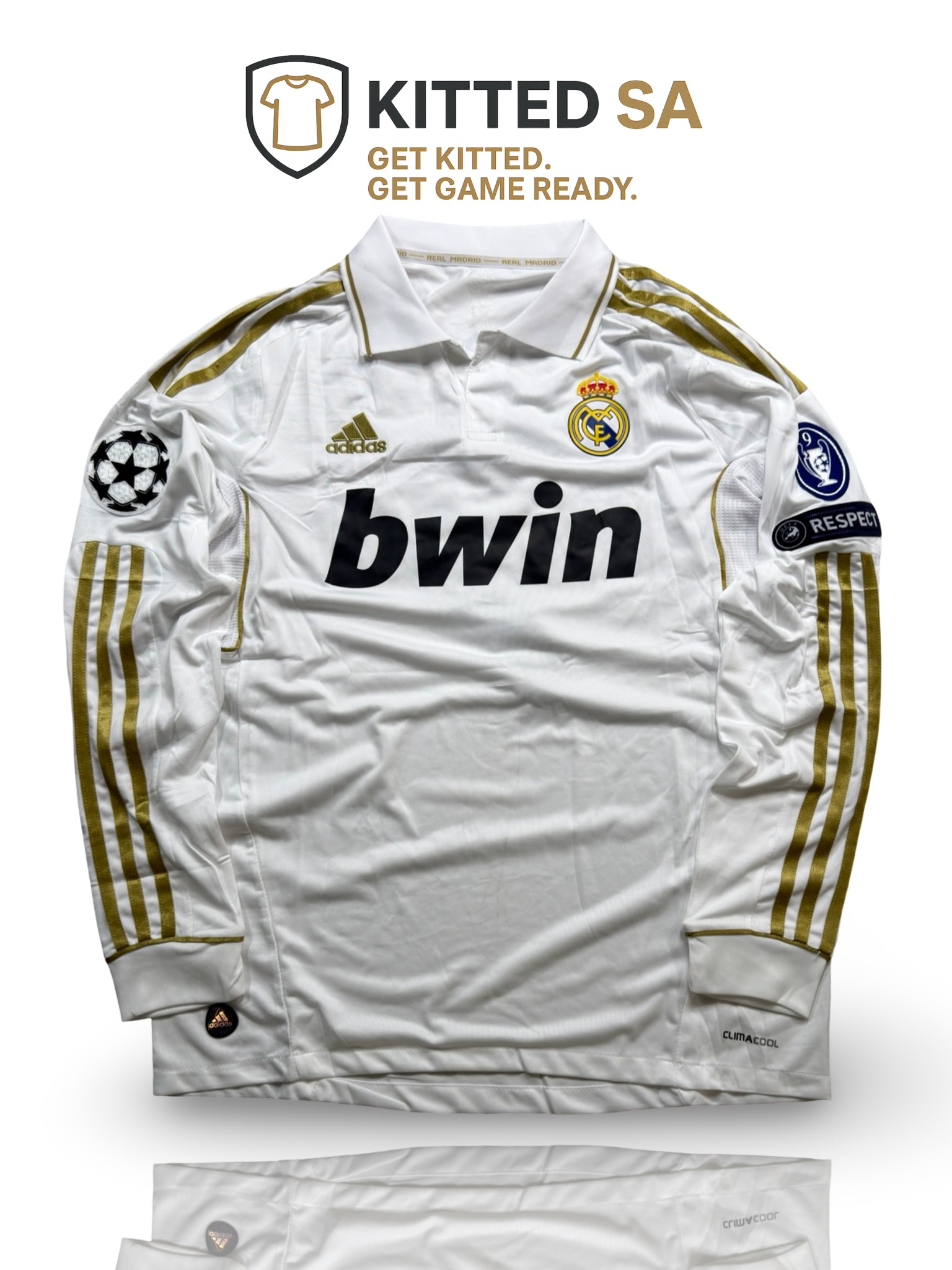 KITTED SA *Real Madrid 2011/12 Ronaldo Long Sleeve Kit*