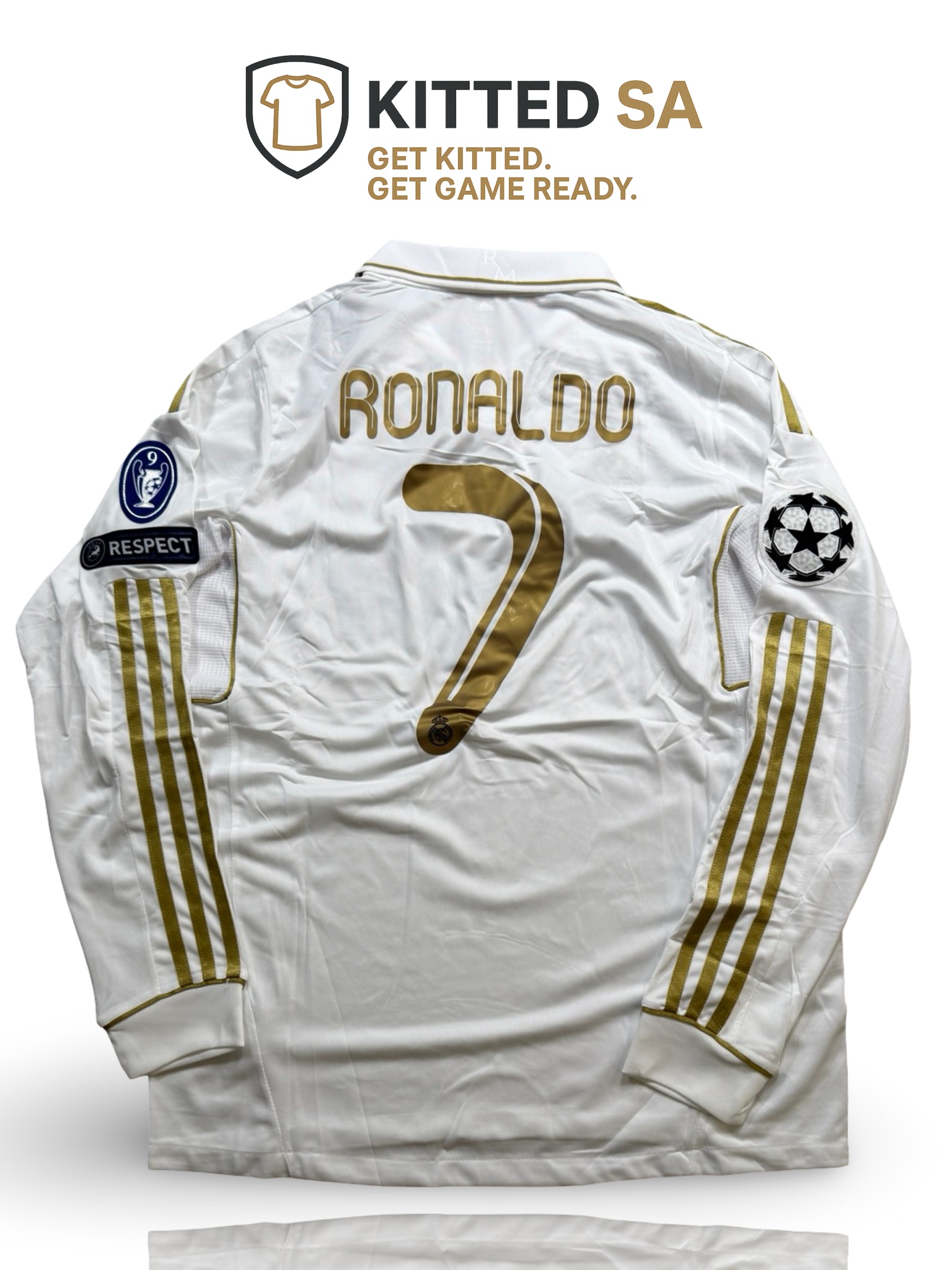 KITTED SA *Real Madrid 2011/12 Ronaldo Long Sleeve Kit*