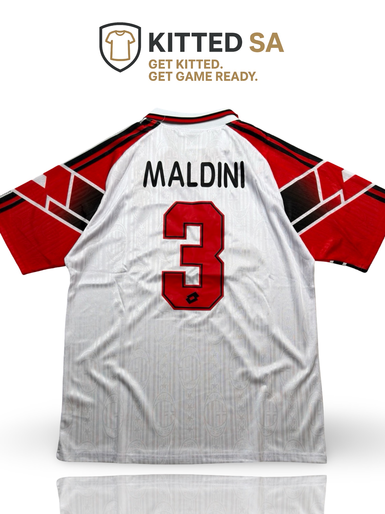 KITTED SA *AC Milan 1997/98 Maldini Special Away Kit*