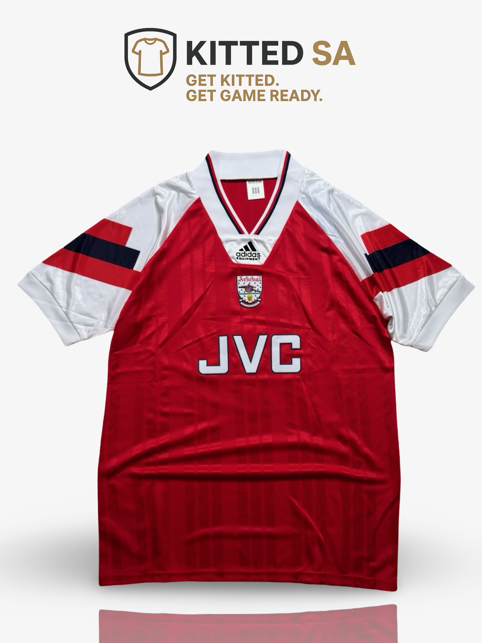 KITTED SA *Arsenal 1999/00 Bergkamp Home Kit*