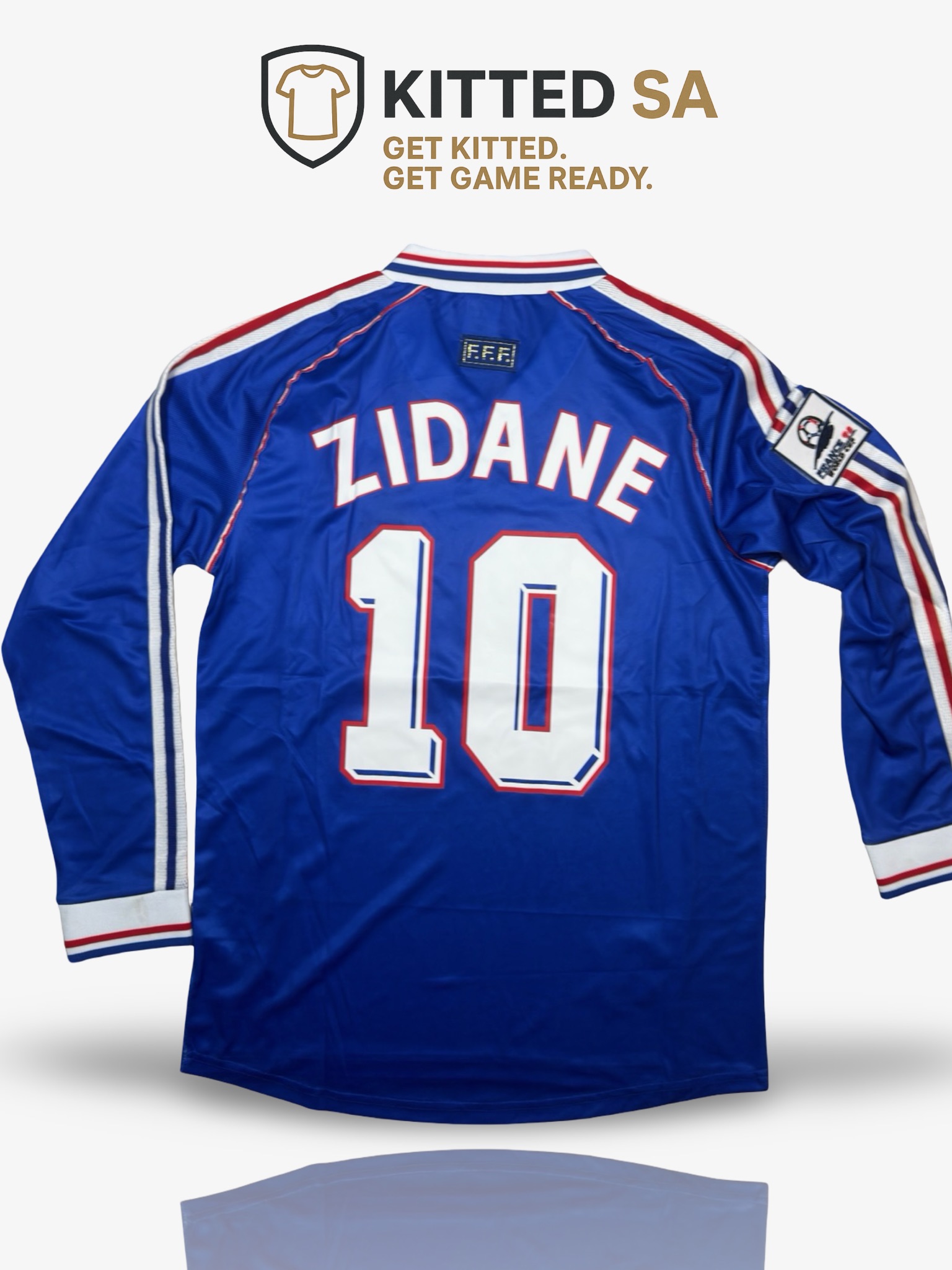 KITTED SA *France 1998 Zidane Final Long Sleeve Kit*