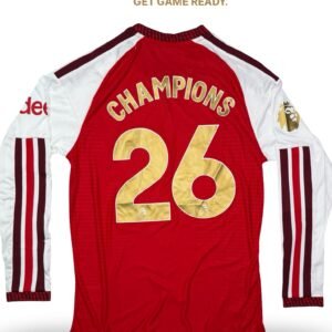 Arsenal 2026/27 Champions Home Long Sleeve Player Edition Kit