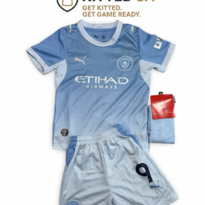 Manchester City 2026/27 Haaland Home Kids Kit with Shorts and Socks