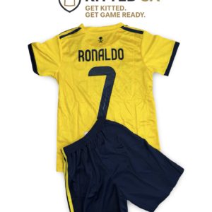 Al Nassr 2025/26 Ronaldo Kids Kit With Shorts