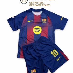 Barcelona 2025/26 Lamine Yamal Home Kids Kit with Shorts